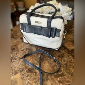 Kate Spade Kaiya Alice Court Bow Satchel in Leather